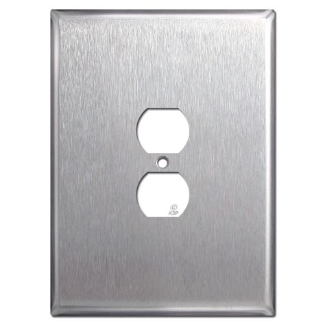 metal outlet covers box|stainless steel electrical plate covers.